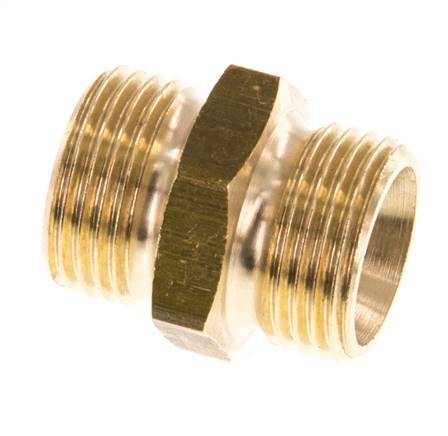 G 3/8'' Espiga doble de latón 16 Bar [5 Piezas]