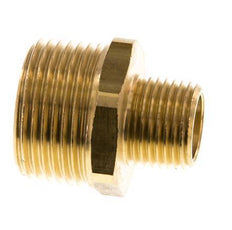 R 1'' x R 1/2'' Espiga doble de latón 16 Bar