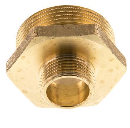 G 1 1/2'' x G 3/4'' Espiga doble de latón 16 Bar