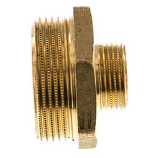 G 1 1/2'' x G 3/4'' Espiga doble de latón 16 Bar