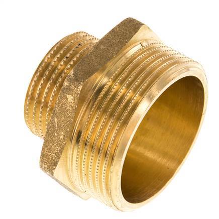 G 1 1/2'' x G 1'' Espiga doble de latón 16 Bar