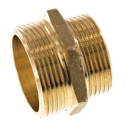 G 1 1/2'' x G 1 1/4'' Espiga doble de latón 16 Bar