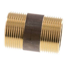 G 1 1/4'' Brass Double Pipe Nipple 16 Bar DIN 2982 - 60mm