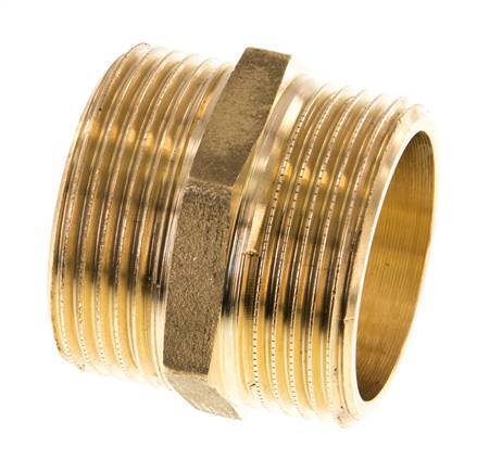 G 1 1/4'' Espiga doble de latón 16 Bar