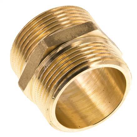 G 1 1/4'' Espiga doble de latón 16 Bar