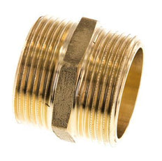 G 1 1/4'' Espiga doble de latón 16 Bar