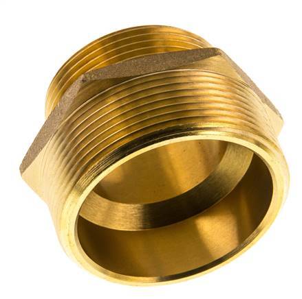 G 2'' x G 1 1/2'' Espiga doble de latón 16 Bar
