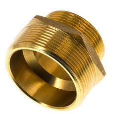 G 2'' x G 1 1/2'' Espiga doble de latón 16 Bar