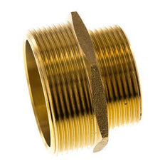 G 2'' x G 1 1/2'' Espiga doble de latón 16 Bar
