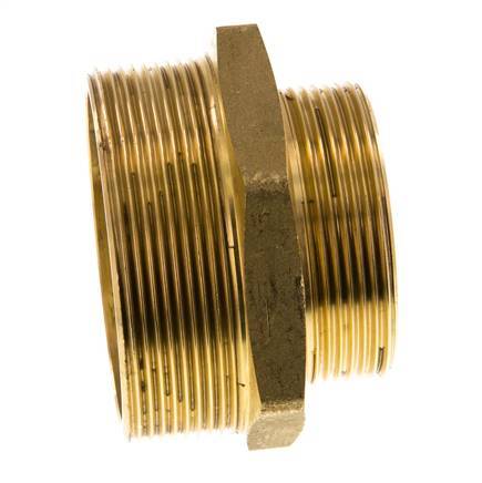 G 2 1/2'' x G 2'' Espiga doble de latón 16 Bar