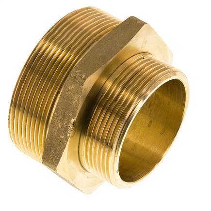 G 2 1/2'' x G 2'' Espiga doble de latón 16 Bar