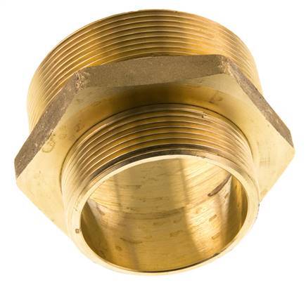 G 2 1/2'' x G 2'' Espiga doble de latón 16 Bar
