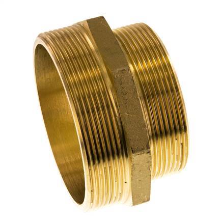 G 3'' x G 2 1/2'' Espiga doble de latón 16 Bar