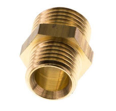 M14x1.5 x M16 Brass Double Nipple 16 Bar [2 Pieces]
