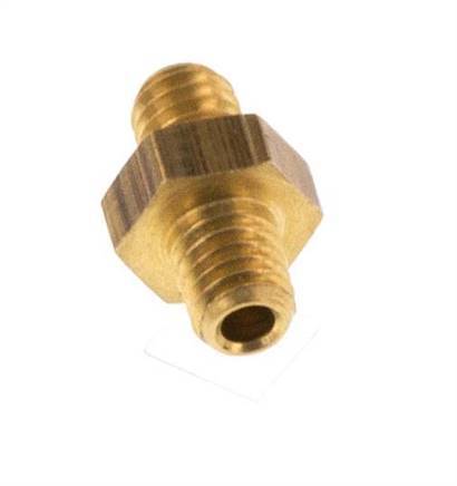 M3 Brass Double Nipple 16 Bar [2 Pieces]