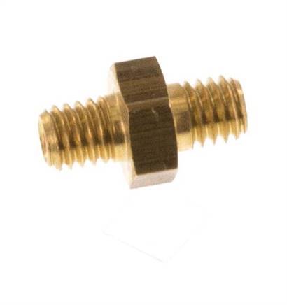 M3 Brass Double Nipple 16 Bar [2 Pieces]