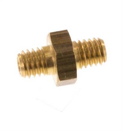 M3 Brass Double Nipple 16 Bar [2 Pieces]