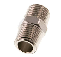 R 1/4'' Nickel plated Brass Double Nipple 16 Bar [5 Pieces]
