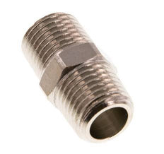 R 1/4'' Nickel plated Brass Double Nipple 16 Bar [5 Pieces]