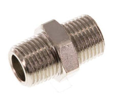 R 1/8'' Nickel plated Brass Double Nipple 16 Bar [10 Pieces]