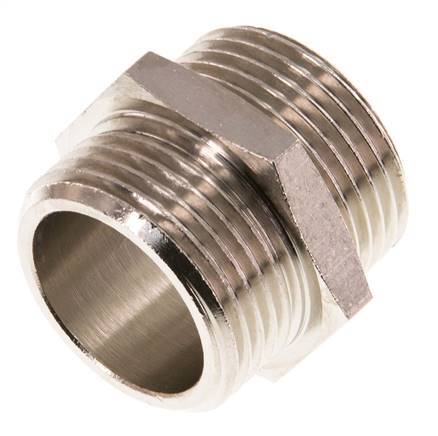 G 3/4'' Latón Niquelado Espiga Doble 16 Bares