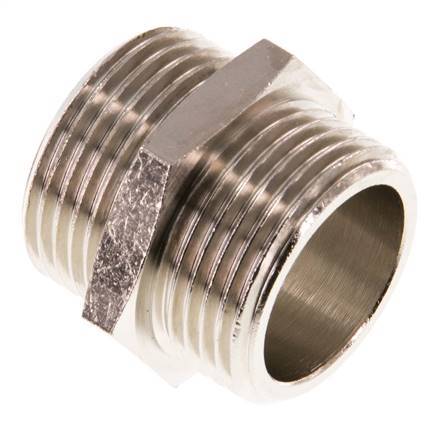 G 3/4'' Latón Niquelado Espiga Doble 16 Bares