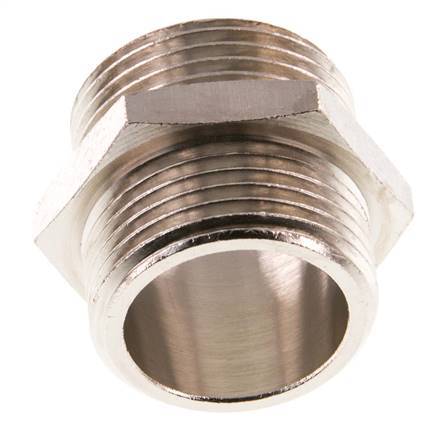G 3/4'' Latón Niquelado Espiga Doble 16 Bares