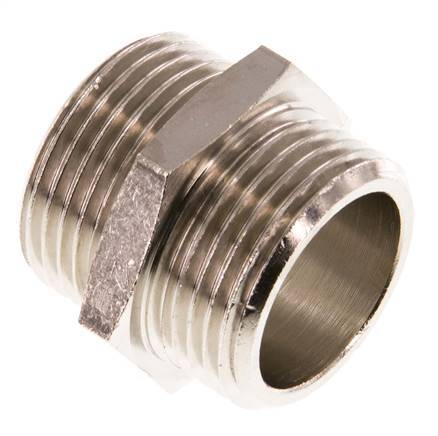 G 3/4'' Latón Niquelado Espiga Doble 16 Bares