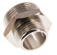 G 1'' x G 3/4'' Nickel plated Brass Double Nipple 16 Bar [2 Pieces]