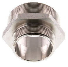 G 2 1/2'' x G 2'' Espiga doble de latón niquelado 16 Bar