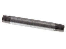 R 1/4'' Zinc plated Steel Double Pipe Nipple 50 Bar DIN 2982 - 100mm [2 Pieces]