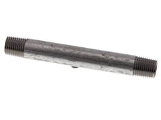 R 1/4'' Zinc plated Steel Double Pipe Nipple 50 Bar DIN 2982 - 100mm [2 Pieces]