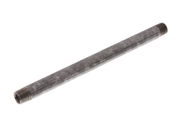 R 1/4'' Zinc plated Steel Double Pipe Nipple 50 Bar DIN 2982 - 180mm [2 Pieces]