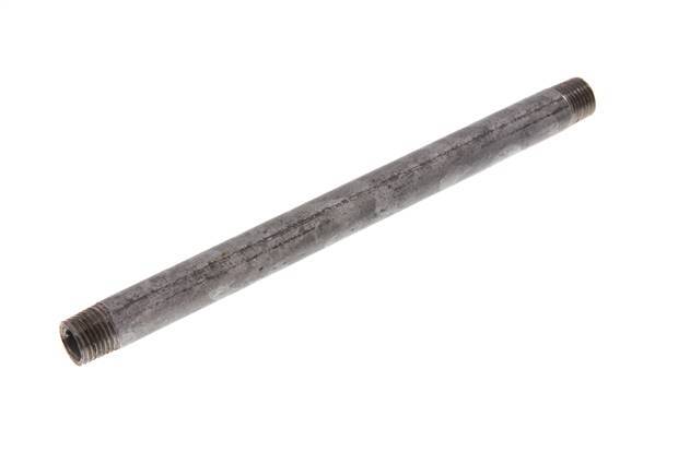 R 1/4'' Zinc plated Steel Double Pipe Nipple 50 Bar DIN 2982 - 180mm [2 Pieces]