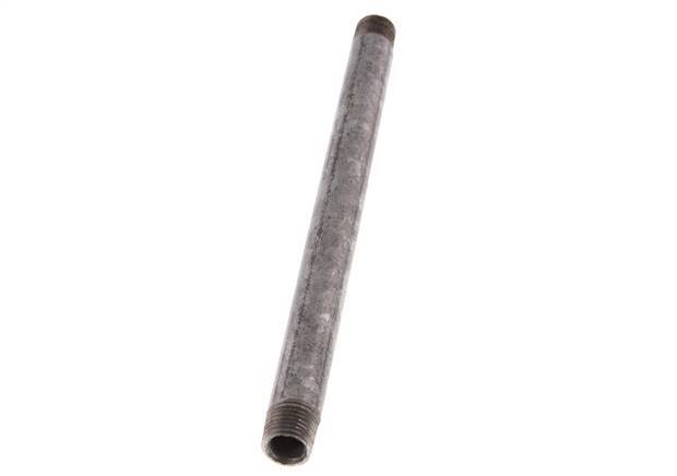 R 1/4'' Zinc plated Steel Double Pipe Nipple 50 Bar DIN 2982 - 180mm [2 Pieces]