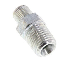 1/8'' NPT x 1/4'' NPT Acero zincado Doble Pezón 375 Bar - Hidráulico [2 Piezas]