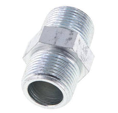 3/4'' NPT Espiga doble de acero zincado 170 Bar - Hidráulica