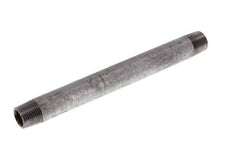 R 3/8'' Zinc plated Steel Double Pipe Nipple 50 Bar DIN 2982 - 150mm [2 Pieces]