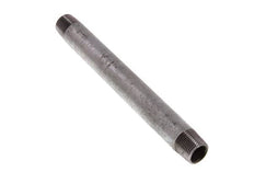 R 3/8'' Zinc plated Steel Double Pipe Nipple 50 Bar DIN 2982 - 150mm [2 Pieces]