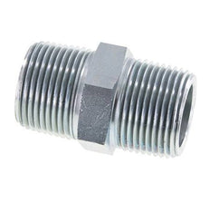 Espiga doble de acero cincado NPT de 1'' 140 bar - Hidráulica