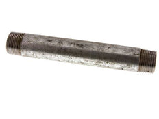 R 1'' Zinc plated Steel Double Pipe Nipple 50 Bar DIN 2982 - 200mm [2 Pieces]