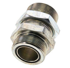 UN 1-11/16''-12 Macho Accesorio pasante de acero galvanizado ORFS 250 Bar - Hidráulico