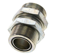 UN 1-11/16''-12 Macho Accesorio pasante de acero galvanizado ORFS 250 Bar - Hidráulico