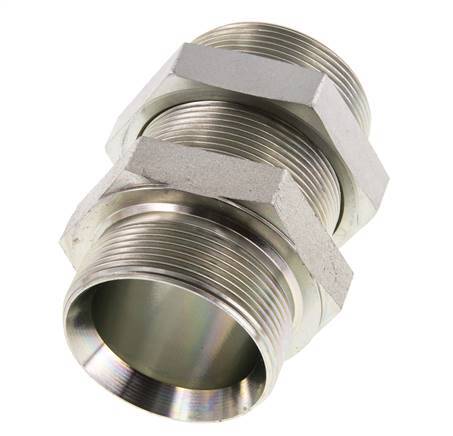 G 2'' Pasamuros de acero galvanizado Doble boquilla 175 Bar - Hidráulico