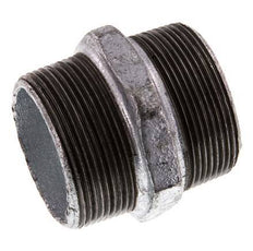 R 2'' Hierro fundido zincado Doble espiga 25 Bar