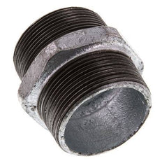 R 2'' Hierro fundido zincado Doble espiga 25 Bar