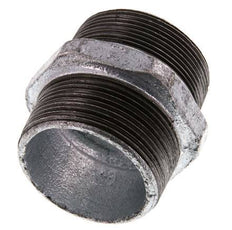 R 2'' Hierro fundido zincado Doble espiga 25 Bar
