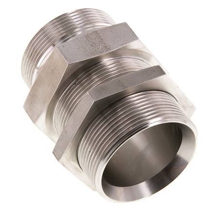 G 2'' Pasamuros de acero inoxidable Doble boquilla 175 Bar - Hidráulico