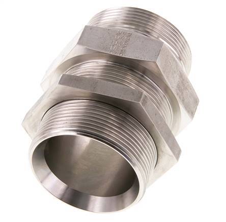 G 2'' Pasamuros de acero inoxidable Doble boquilla 175 Bar - Hidráulico