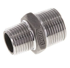 1/2'' NPT x 3/4'' NPT Acero inoxidable Espiga doble 16 Bar
